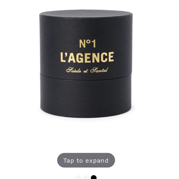 L'AGENCE Suede Et Santal Soy Wax Vanilla Masculine Scent Candle One Size NIB - Picture 3 of 15